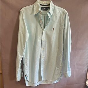Ralph Lauren Men's Light Blue Button-Down Shirt